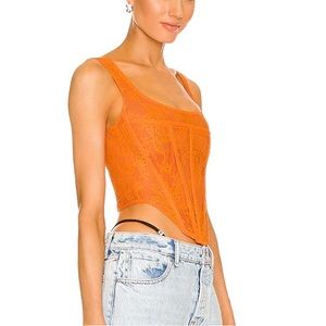 Miaou corset lace top